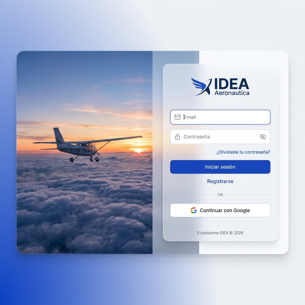 Mockup de la pantalla de Login